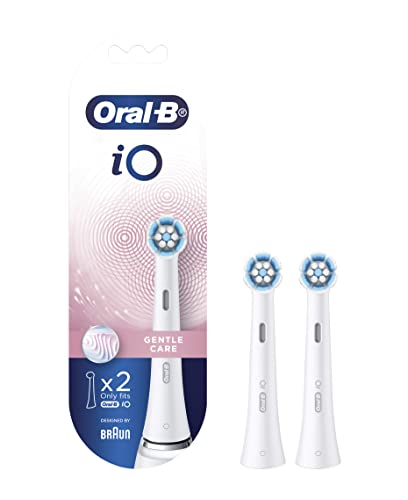 Oral-B iO Clean & Gum Protect Electric Toothbrush Replacement Brush Heads White 2 Pack (Oral Care)
