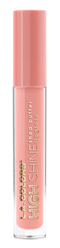 Image of L.A. COLORS High Shine Shea Butter Lip Gloss, Baby Cakes, 0.14 Oz (Pack of 2)