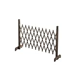 武田コーポレーション フェンス・ラティス・垣根・ゲート・柵 焼杉 アコーディオンフェンス 150×70cm HGC-1570YK-A