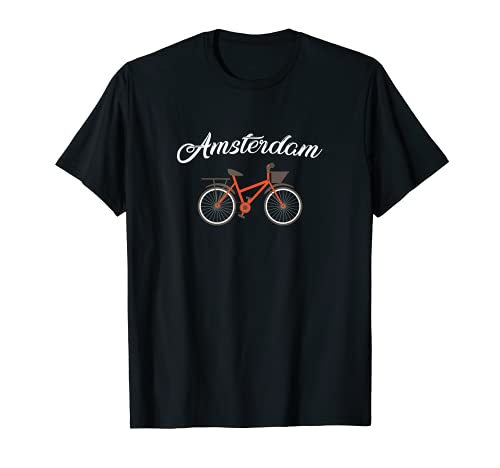 Amsterdam Bike – Vintage Fahrrad Niederlande Souvenir T-Shirt