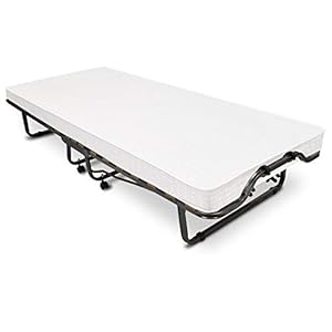 Beautissu vouwbed 80 x 200cm – opvouwbaar logeerbed Venetia incl. stabiele stalen frame, dik matras en beschermhoes