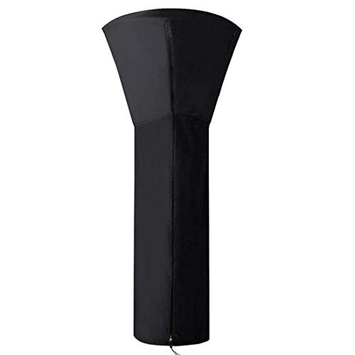 Heizpilz Abdeckung wasserdichte Hochleistungs-außen Garten Innenhof Rund Möbel-Schutz-Abdeckung Mit Aufbewahrungstasche Schwarz