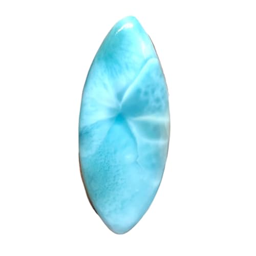 Larimar Marquise 53x21mm cabochon naturel pour création de bijoux et pendentif unique