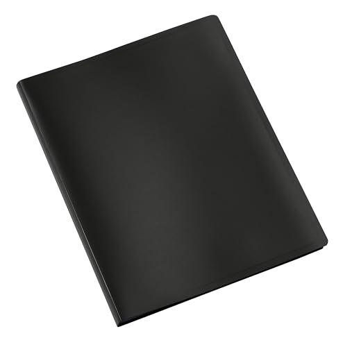 Viquel - Protège documents 20 Vues (10 pochettes) - Reliure Format A4 ESSENTIEL - Fabriqué en France - Noir