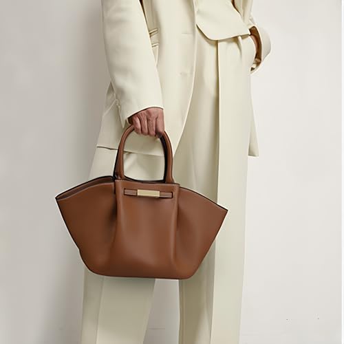 Bolso tote grande para mujer, cuero vegano miniatura 3