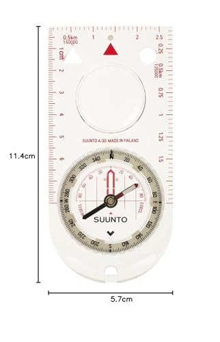 Foto von Suunto Kompass A-30 NH, Nördliche Hemisphäre, Metrische Skala, SS012095013, Weiß