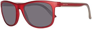 United Colors of Benetton Unisex Adults BE982S05 Sunglasses, Red, 55