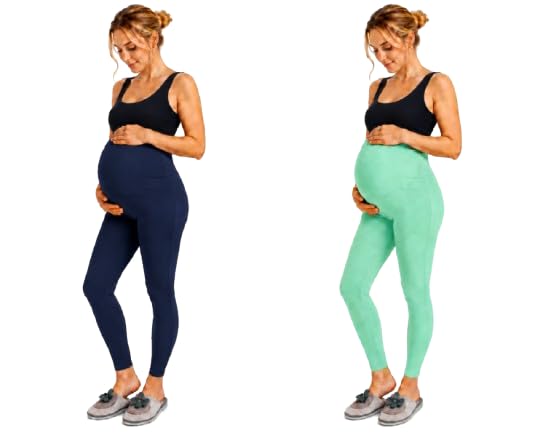 tummy Maternity Leggings for Women | High Waist Pregnancy Yoga Pants Support | Stretchable, Breathable & Comfortable Activewear for Workout-picture-30