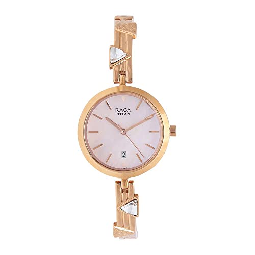 Titan Viva Analog Pink Dial Women's Watch NM2606WM04/NN2606WM04/NP2606WM04 Titan Viva Analog Pink Dial Women's Watch NM2606WM04/NN2606WM04/NP2606WM04