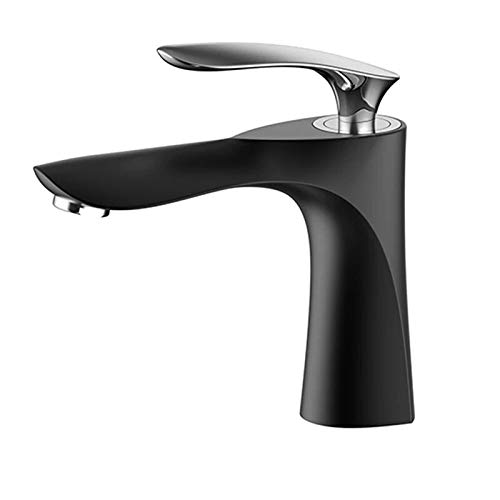 Robinet de lavabo en laiton de qualité supérieure au design bicolore épuré