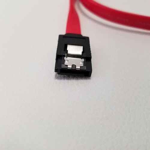 Cable SATA 3.0 con ángulo recto 50 cm rojo miniatura 3