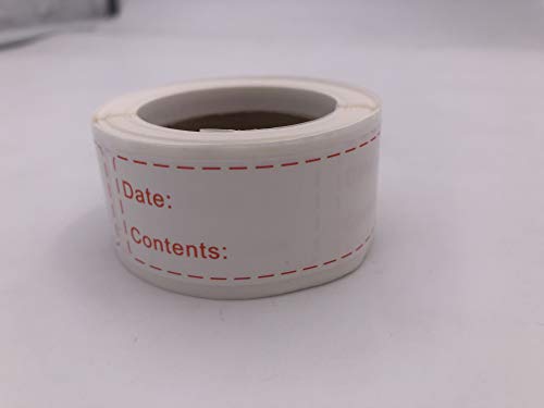 150PCS Removable Freezer Lables Food Date Storage Stickers Refrigerator Writable Water-Proof Food Stickers Kitchen Organization Supplies for Home Restaurant Use(1in x 3in)