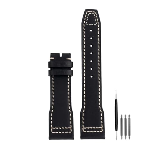 Bracelet montre cuir homme pour IWC Big Pilot Mark 18 - Style élégant du bureau au week-end