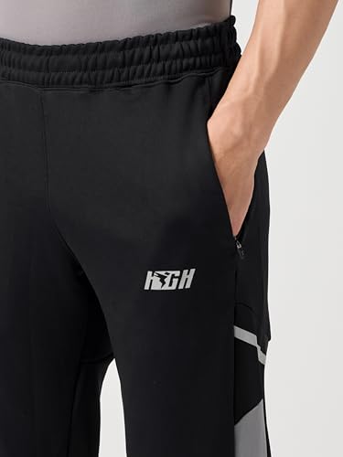 Image of TECHNOSPORT Men Mid Rise Slim Fit Active Running Track Pant - (MPOR95-123-P) Pack of 1