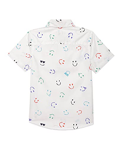 Image of Under Fourteen Only Boys Shirt, 100% Cotton Half Slevees Narrow Collar Regular Fit Printed Shirts for Kids Boys.