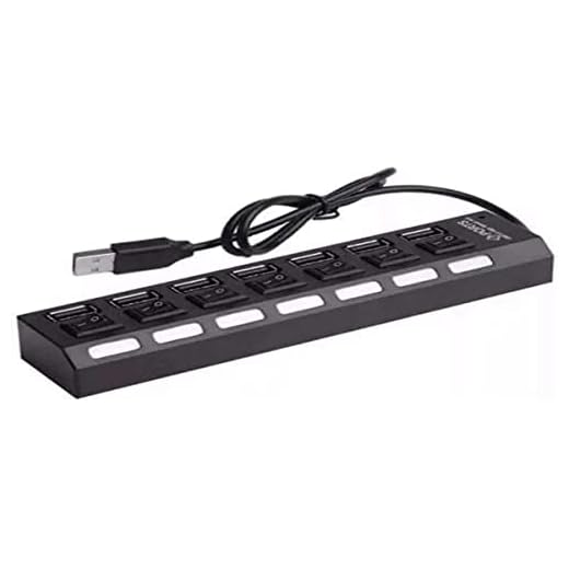 Hub USB 2.0 7 Portas s/Fonte HY-701 F3