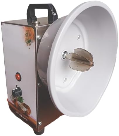 Electric Coconut Scraper & Grater - Commercial Coconut Meat Removal Machine, 3 Adjustable Speeds, Fast & Efficient Coconut Processing Tool for Home & Restaurant Use