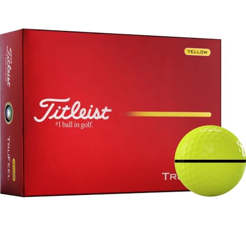 Titleist TruFeel Yellow Custom Golf Balls (AlignXL)