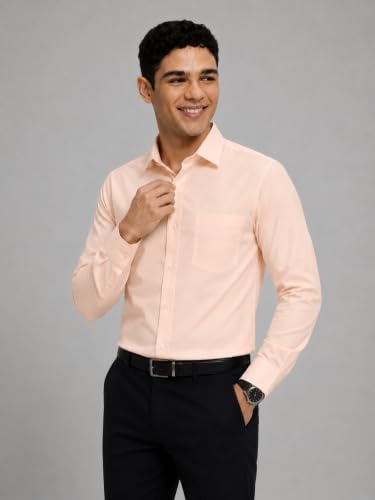Image of Appel Touch Men's Cotton Blend Formal Shirt Full Sleeves