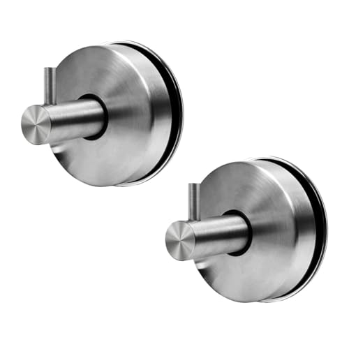 YZJJYG 2 Ganchos Ventosa 304 Acero Inoxidable