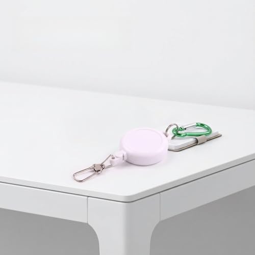 Cinta métrica portátil retráctil blanca miniatura 3