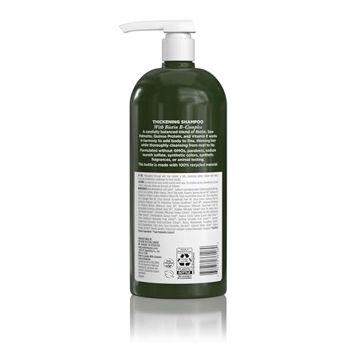Avalon Organics Biotin-B Complex Thickening Shampoo, 32 Fluid Ounce