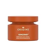 Origins GinZing Energizing Rich Cream | Face Moisturizer for Dry Skin with Niacinamide, Caffeine, & Ginseng, 50 ml