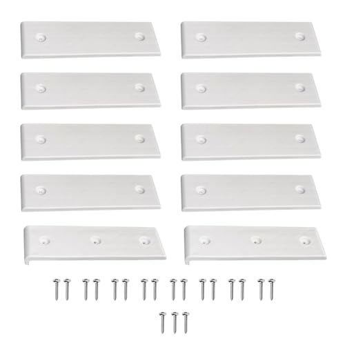 Slicks superposés pour remorque de bateau – Glissières superposées robustes, extrémités coulissantes 7,6 x 25,4 cm | Accessoires de remorque pour un lancement et un chargement sans effort, 10 glissièr