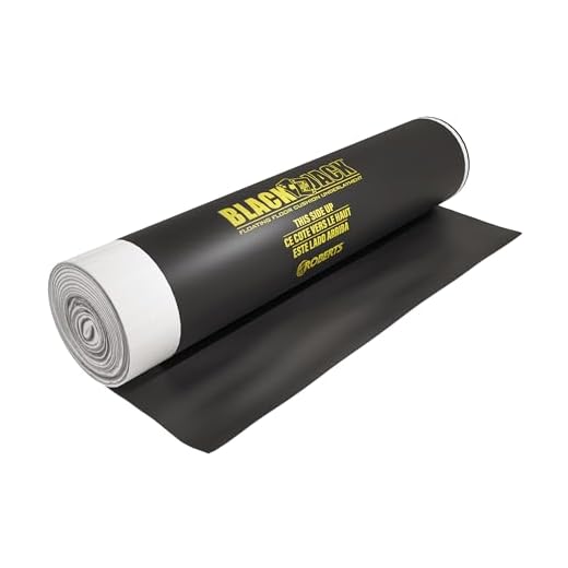 Black Jack 100 sq. ft., 28 ft. x 43 in. x 2.5 mm Roll of 2-in-1 Premium Laminate and Engineered Wood Flooring Underlayment