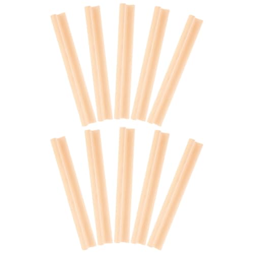 Set 10 Bases de Madera para Dominó y Letras 19cm