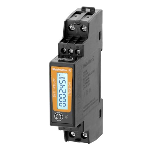 Compteur d'énergie monophasé Weidmüller EM111-RTU-2P pour identifier les pertes électriques