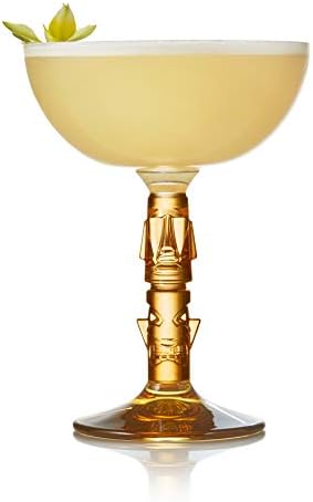 Libbey Tiki Coupe Cocktail Glasses, 8.5-ounce, Set of 4