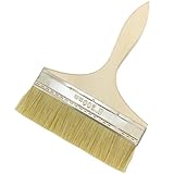 fogman 刷毛 ハケ 塗装 はけ ペンキ ペイント 豚毛 耐久性 木製 使いやすい 油性 水生 (毛幅176mm)