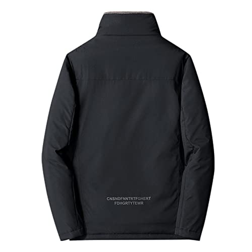 JMSUN Jcasacos e jaquetas masculinos Jaqueta masculina de lã grossa plus size casaco de algodão de l