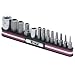 Titan 13 Piece 1/4" & 3/8" Drive Tamper Resistant Hex Bit Set