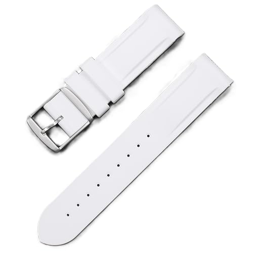 スウォッチ×オメガ 専用ラバーベルト 尾錠付き (ホワイト)