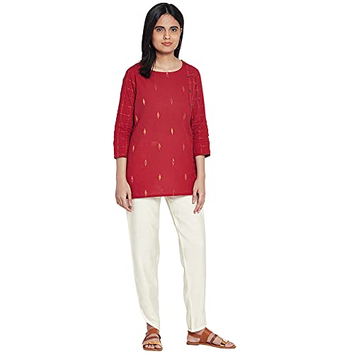 Image of GO COLORS Women Mid Rise Cotton Dhoti Pant