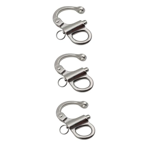 POPETPOP 3 Stück Augenschnappschäkel Takelage Schäkel