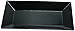 Yanco RM-216BK Rome Rectangular Plate, 16" Length, 9.5" Width, Melamine, Black Color, Pack of 12