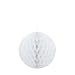 8" White Tissue Paper Honeycomb Ball
