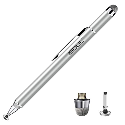 PULABO Pennino Capacitivo Universale In Metallo - Stylus Leggero Per Smartphone E Tablet, 3 Pezzi - 3