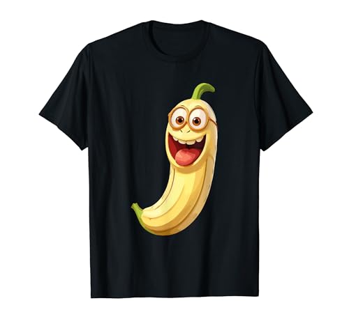 Banana Cute Fruits Art Uomini Donne Bambini Amante della Frutta Maglietta
