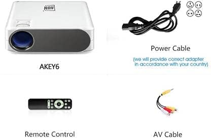 Image of AUN AKEY6 Basic Version, 6500 Lumen Home Theatre 1080P Projector