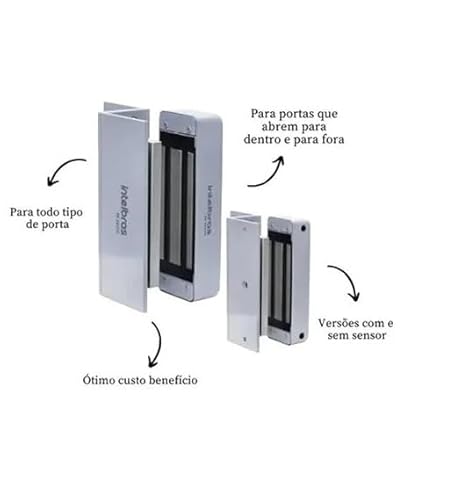 Kit Controle De Acesso Intelbras Fechadura Eletroímã 20 Tags