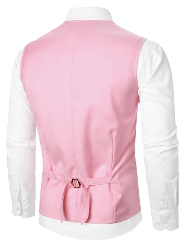 Men's V-Neck Suit Vest Jacket Casual Business Wedding Slim Vest2