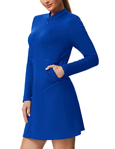 Jack Smith Women Workout Dress With Shorts Hiking Tennis Golf Dress Plus Size Sportwear Polo Dresses Dry Fit (Royal Blue 2Xl) #TOP21