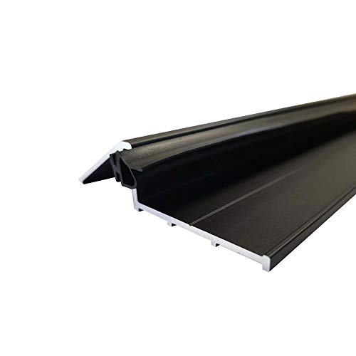 Klose Besser Seuil de Porte 99 cm avec Joint - anodisé Noir