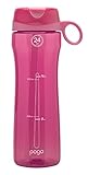 Pogo BPA-Free Plastic Water Bottle with Flip Straw