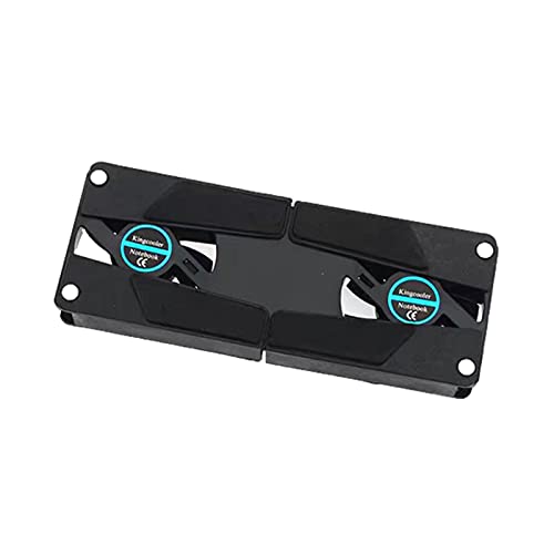 Kumprohu Notebook Cooling Stand | Collapsible Laptop Cooler with 2 Fans | USB Powered Laptop Cooling Pad, Quiet Laptop Cooler Notebook Stand