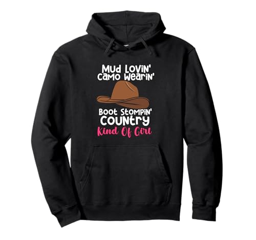 Texas Western Country Kind Of Girl Citation amusante Cowgirls Sweat à Capuche